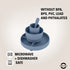 Mikk-Line Silicone Dinner Set Tableware Faded Denim
